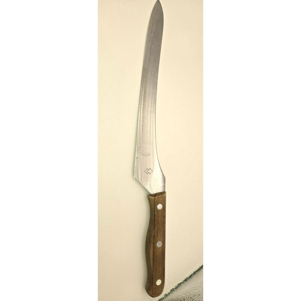 Vintage S5187 Japanese Slicing / Carving Knife - Full Tang Wood Handle